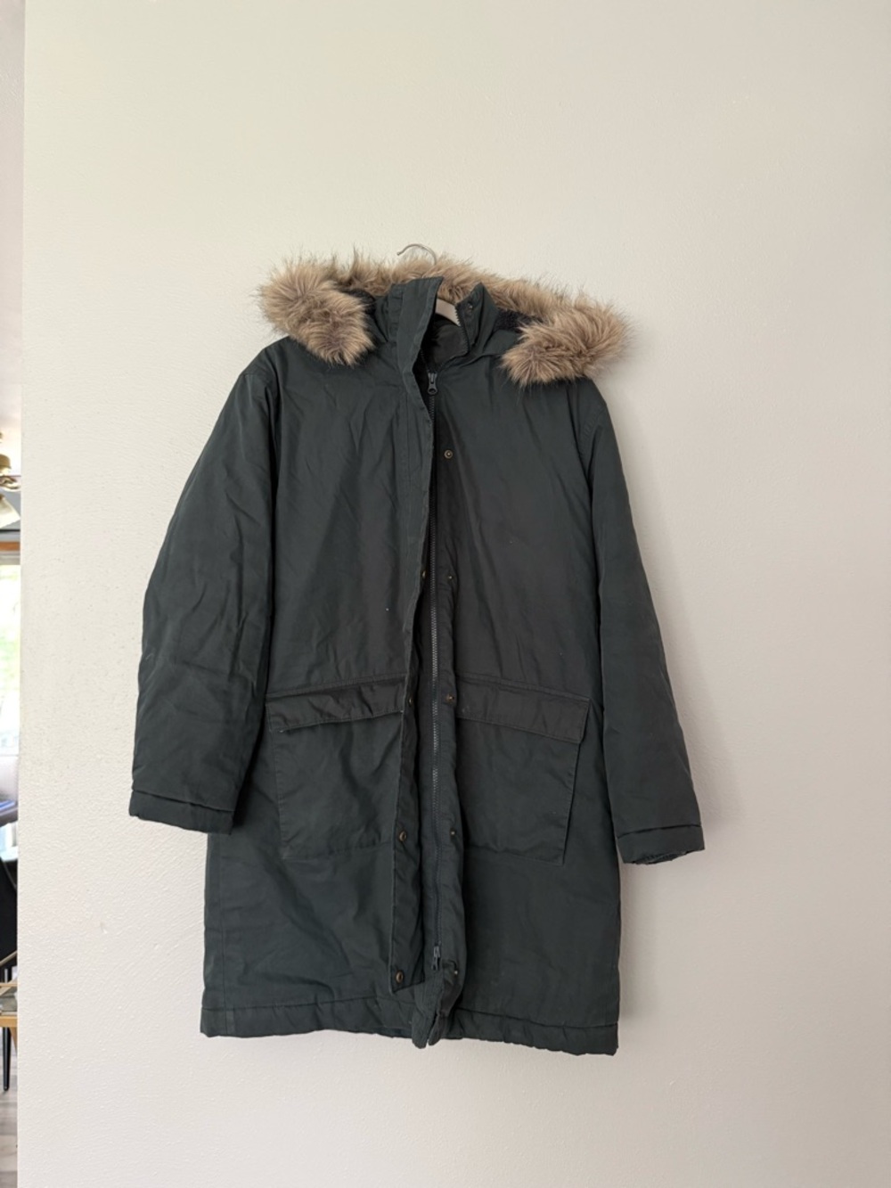 Universal Thread Navy Blue Jacket with Label Detail